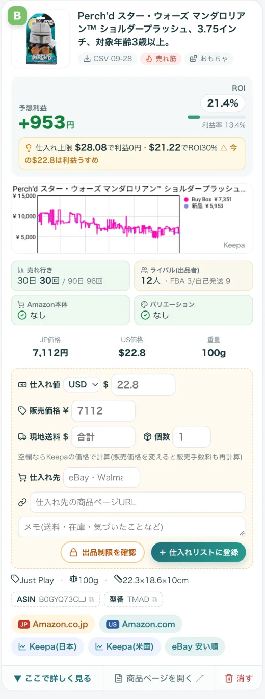 商品カード
